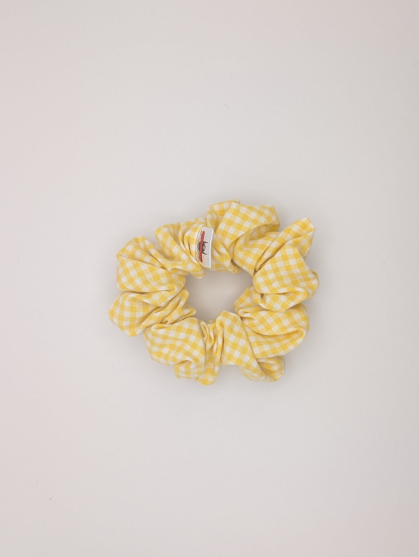 Butter Gingham Scrunchie