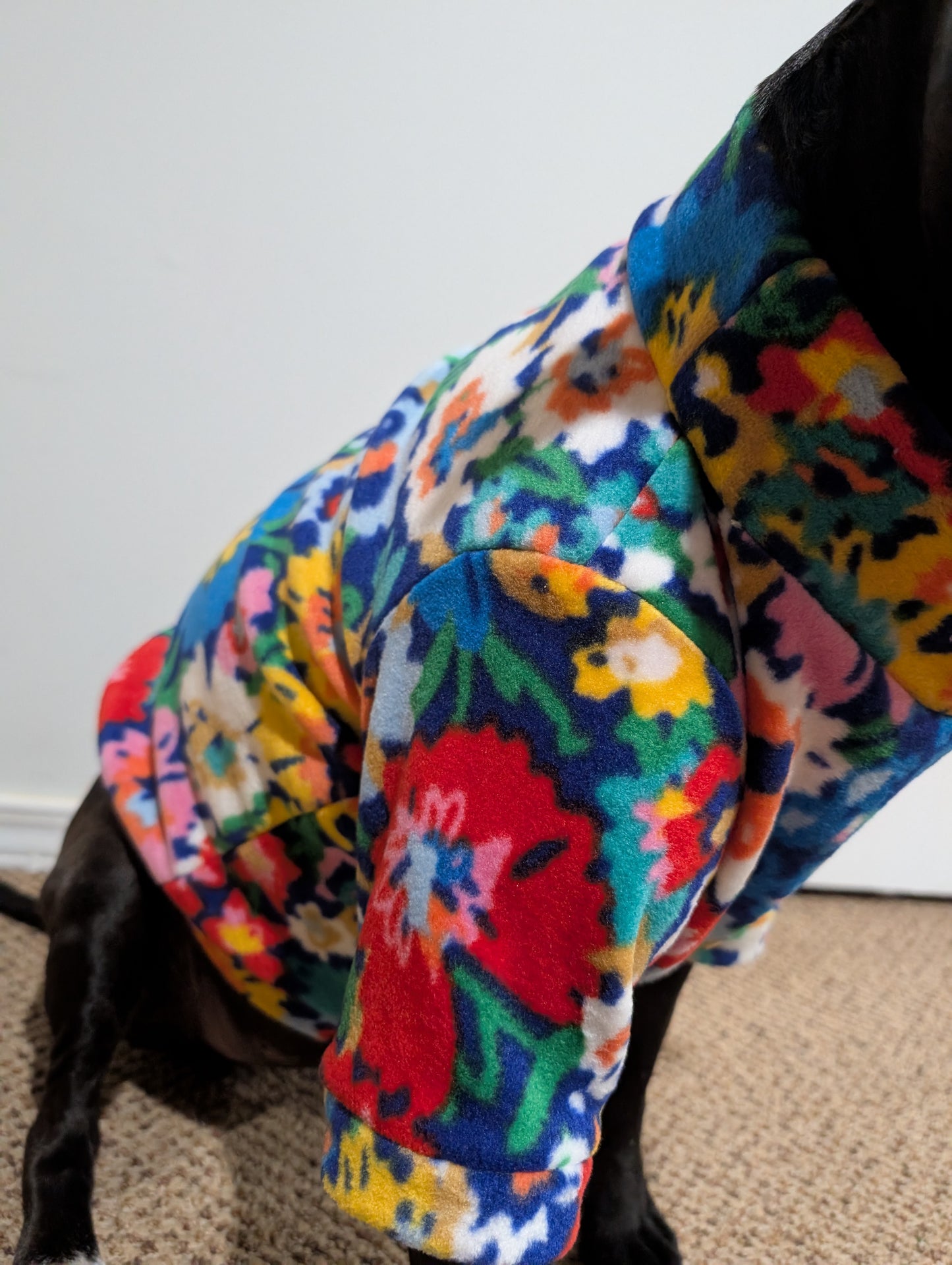 Abstract Floral Sweater