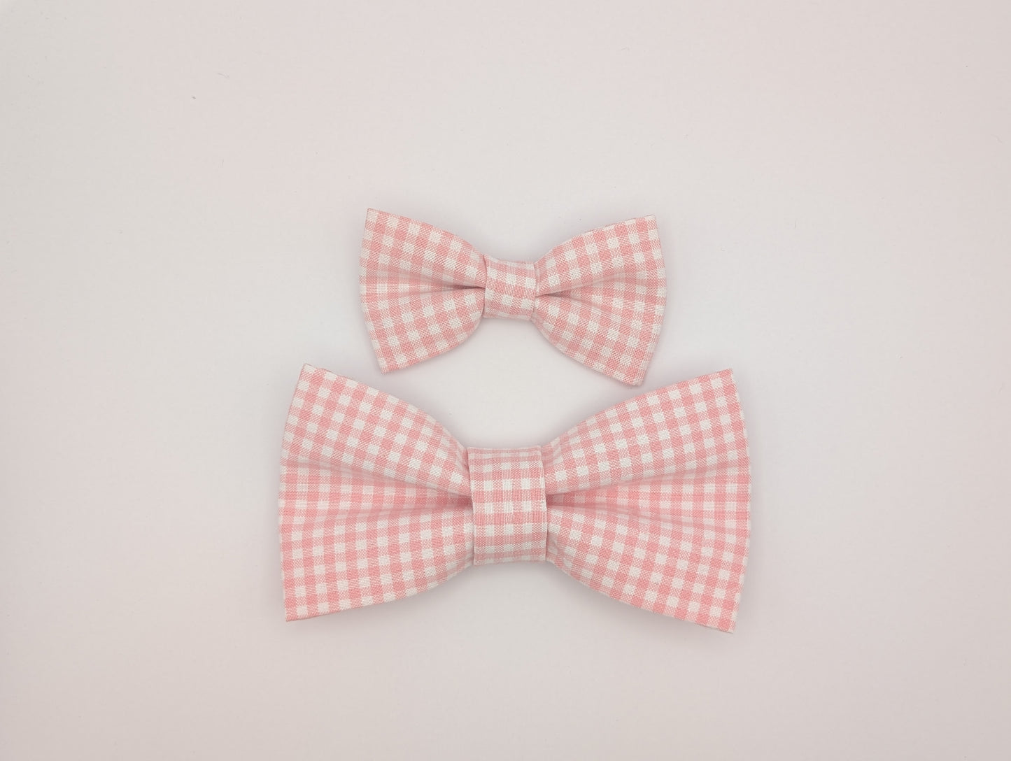 Blush Gingham Bowtie