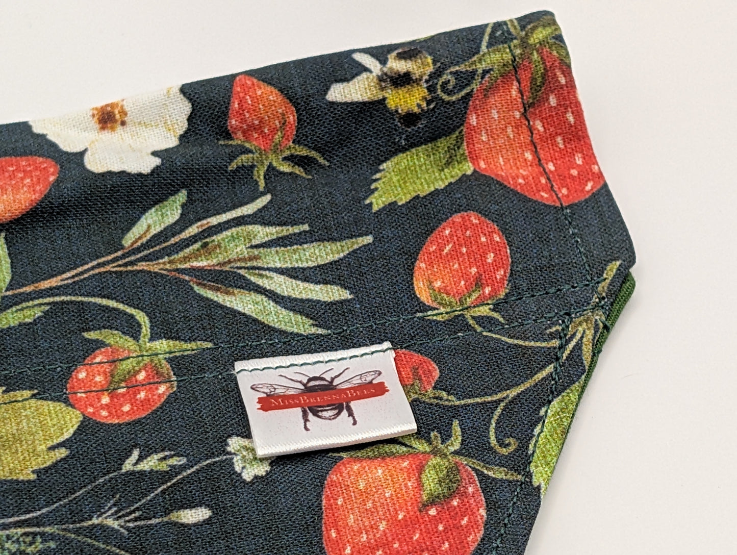 Strawberry Slip On Bandana