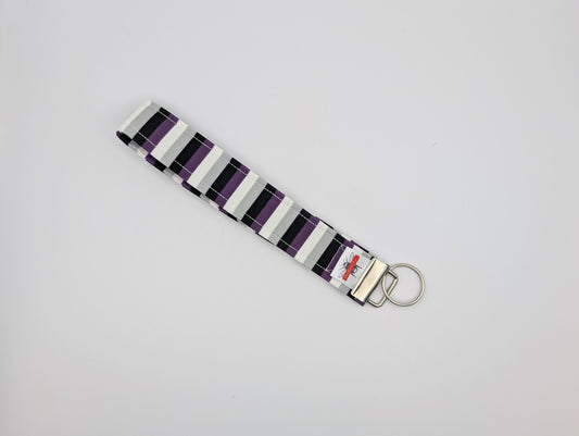 Asexual Flag Keychain