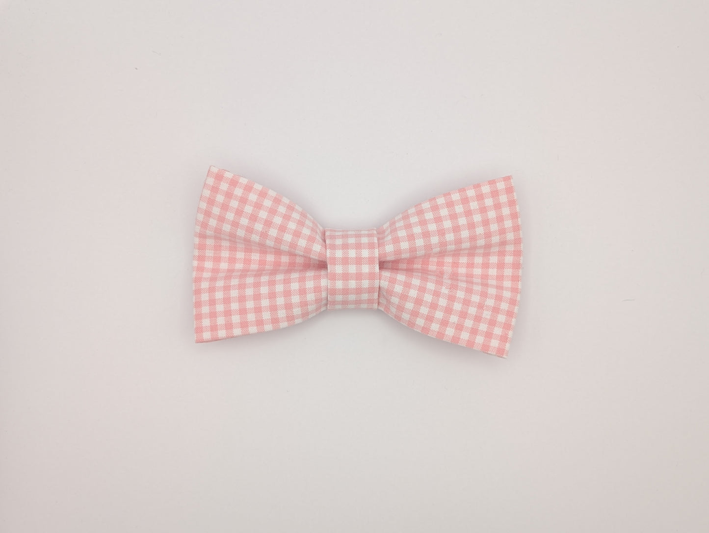 Blush Gingham Bowtie