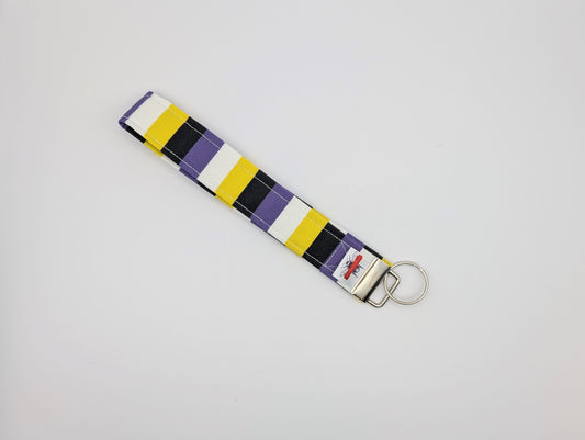 Nonbinary Flag Keychain