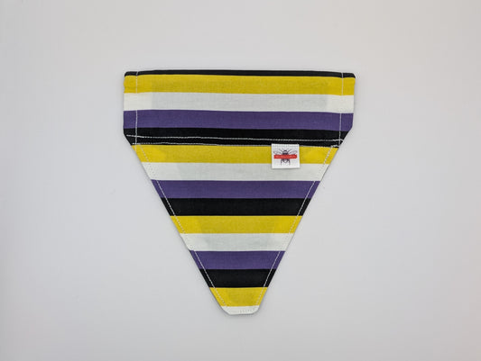 Nonbinary Flag Slip On Bandana