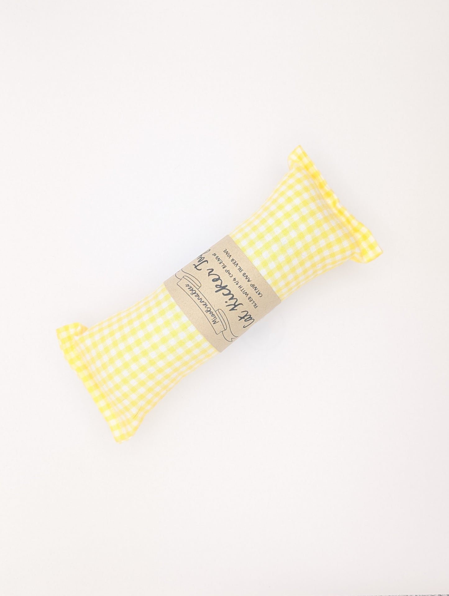 Butter Gingham Cat Kicker