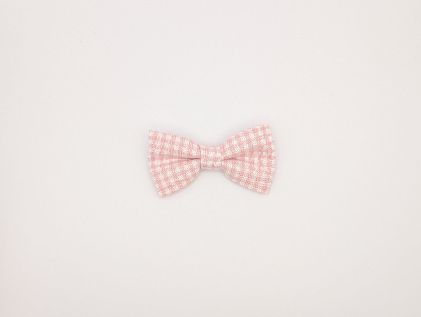 Blush Gingham Bowtie
