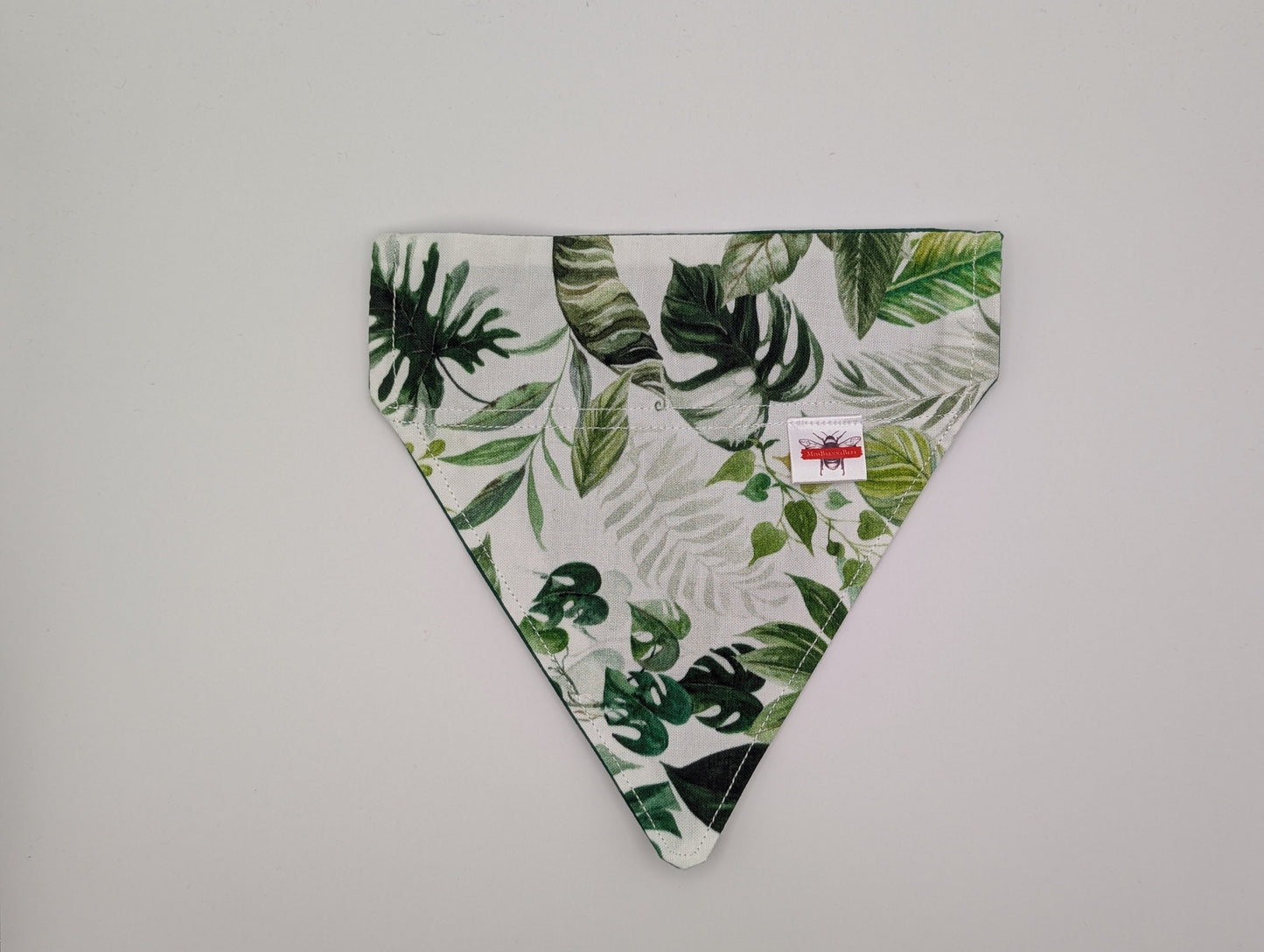 Monstera Slip On Bandana
