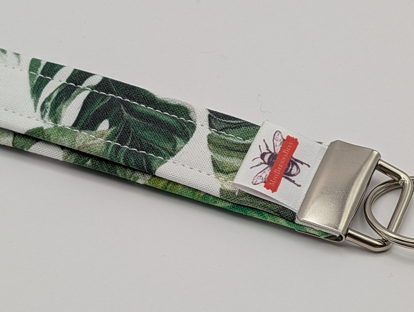 Monstera Keychain