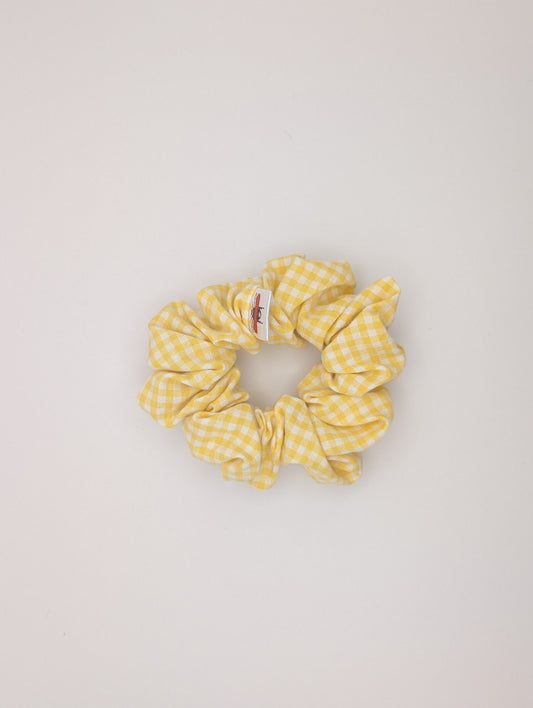 Butter Gingham Scrunchie