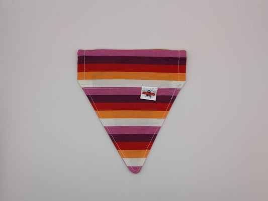 Lesbian Flag Slip On Bandana