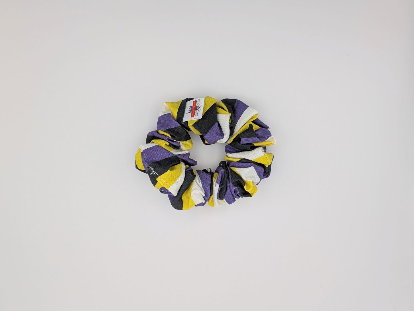 Nonbinary Flag Scrunchie