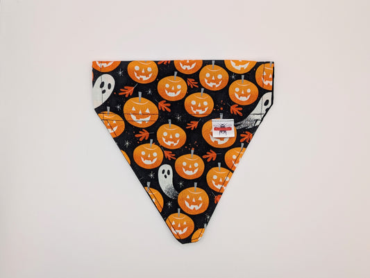 Jack-O-Lantern Slip On Bandana