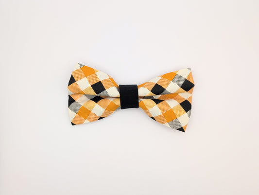 Fall Gingham Bowtie
