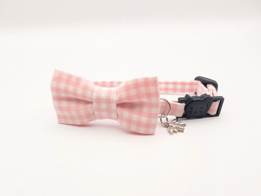 Blush Gingham Breakaway Collar