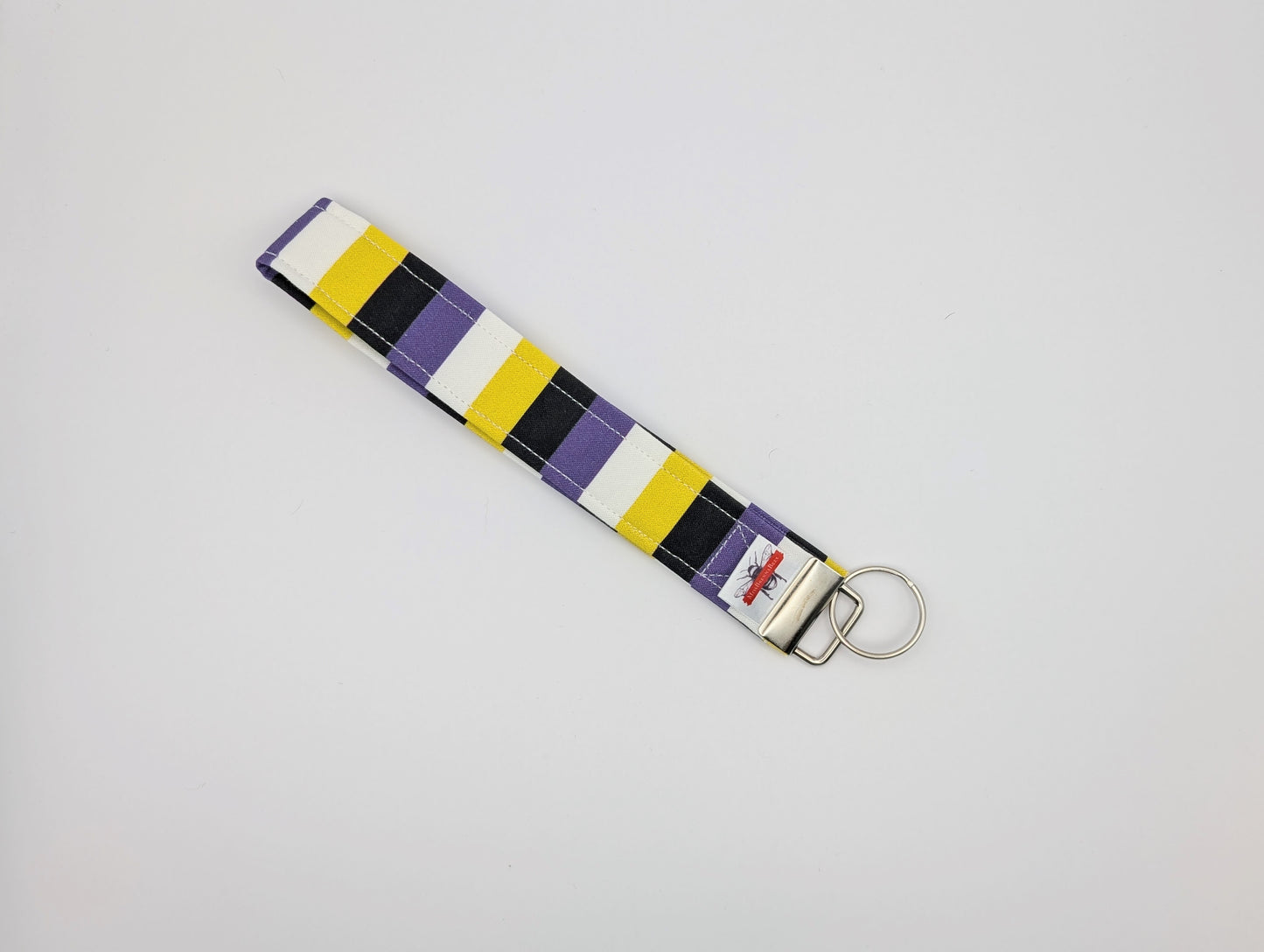Nonbinary Flag Keychain