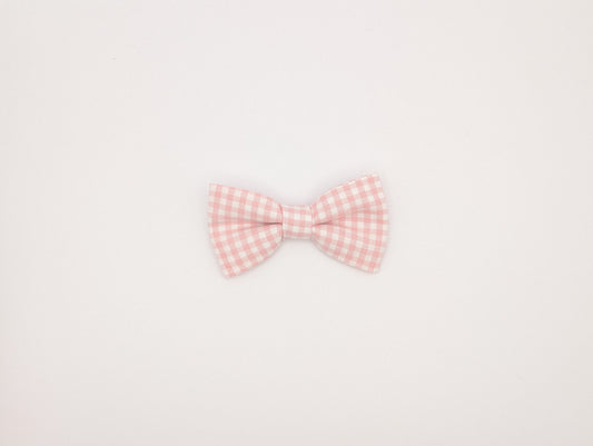 Blush Gingham Bowtie