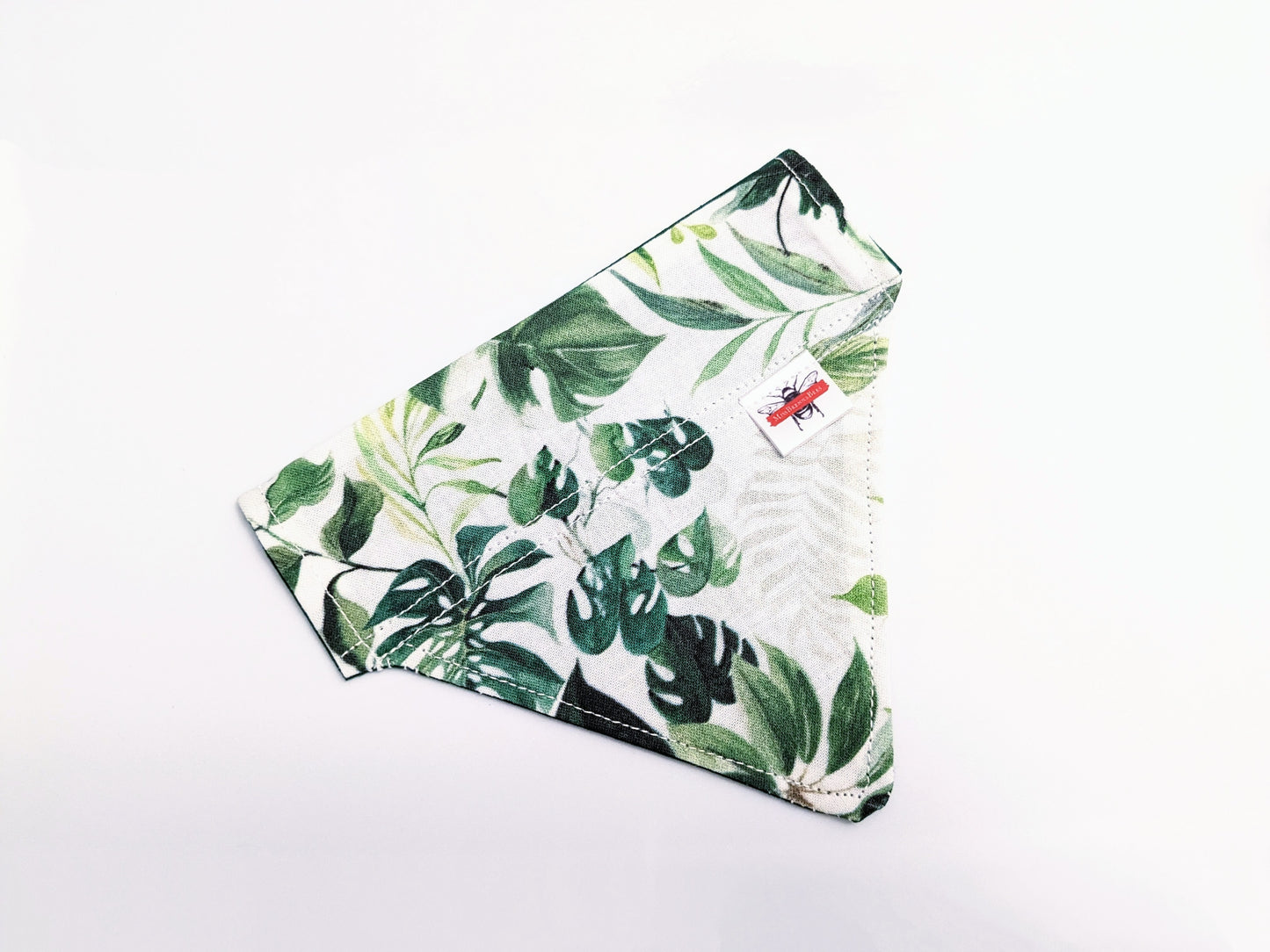 Monstera Slip On Bandana